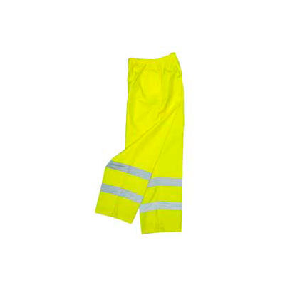 Radians RW10-ES1Y Lightweight Rain Pants, Hi-Viz Lime, 2XL