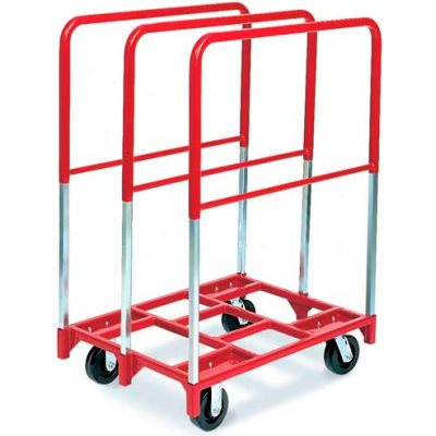 Raymond Products 3845 Panel Mover 5" Phenolic Casters, 2 Fixed & Swivel, 3 Tall Uprights