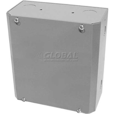 RIB® NEMA 1 Enclosure MH1210, 8.5"H x 7.7"W x 3.9"D, Surface Mount,4" x 8" Track, 18 Ga. Steel
