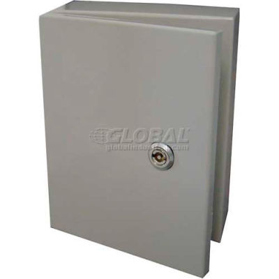 RIB® NEMA 1 Enclosure MH3204-N4, NEMA 4, 16"H x 12"W x 6"D, 16 Ga. Steel