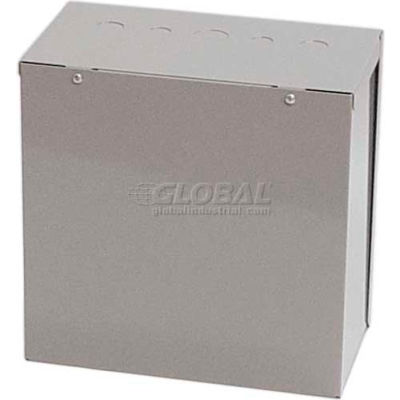 RIB® NEMA 1 Enclosure MH3300, 12.5"H x 12.5"W x 7"D, 18 Ga. Steel