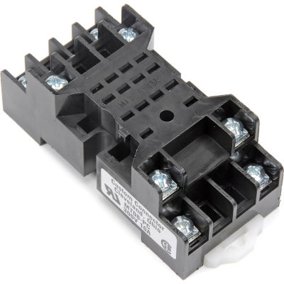 Relay and Control MT08-PC Relay Socket, 300V @ 10 Amps, Din Rail Mountable