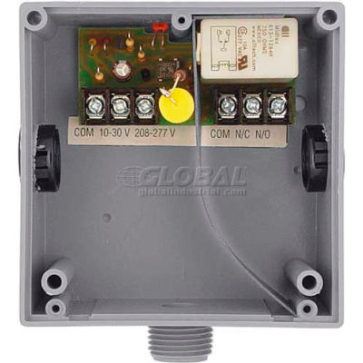 RIB® T Style Relay RIBH1CW / Enclosed / Hi / Low Sep. 15A / SPDT / 10-30VAC / DC / 208-277VAC