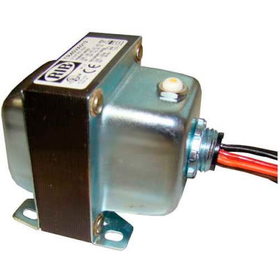 RIB® Transformer TR40VA013, 40VA, 208/240/277/480-120VAC, 1 Hub, Foot Mount, Circuit Breaker