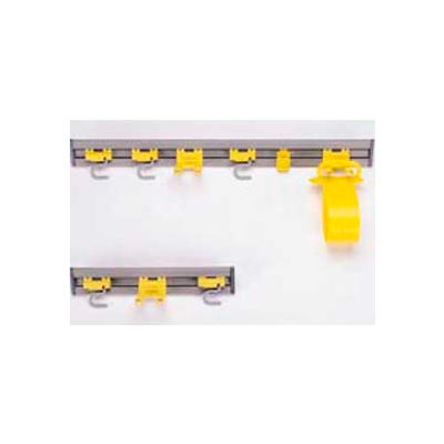 Rubbermaid® Commercial Tool Storage, Gray, 18", 2 S-hooks/1 Double Hook - 199200GY