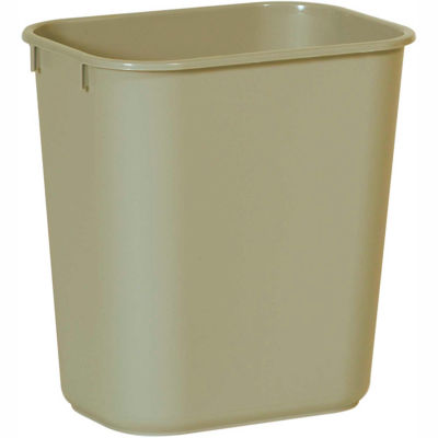 Rubbermaid® Soft Molded Plastic Wastebasket - 13-5/8 Qt.