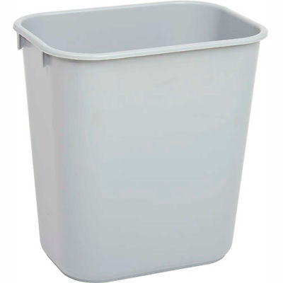Rubbermaid® Soft Molded Plastic Wastebasket - 13-5/8 Qt.