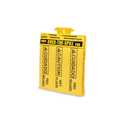 Rubbermaid® 4254 Over-The-Spill Pad, 22 Sheets/Pad - Pkg Qty 12