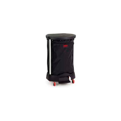 Rubbermaid® 6350 Step-On Linen Hamper Bag 13-3/8" x 19-7/8" x 29-1/4" PVC Lined, Black