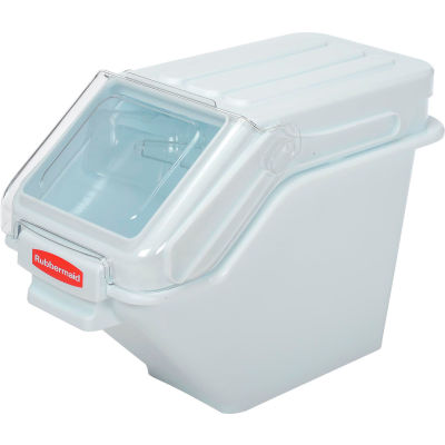 Rubbermaid® FG9G5700WHT, ProSave Storage Ingredient Bin, Polypropylene, 6.25 Gal., White