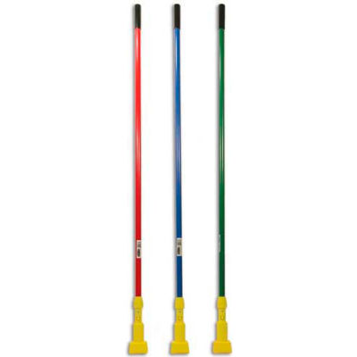 Rubbermaid® 60" Fiberglass Gripper Clamp Mop Handle, Yellow - RCPH246GY - Pkg Qty 12