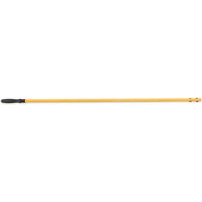 Rubbermaid® HYGEN 58" Quick-Connect Aluminum Handle, Yellow - RCPQ750YW - Pkg Qty 6