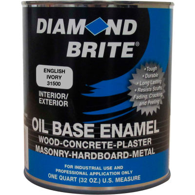 Diamond Brite Oil Enamel Paint, English Ivory 32 Oz. Pail 1/Case - 31500-4