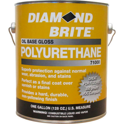 Diamond Brite Oil Gloss Polyurethane Paint, Gallon Pail 1/Case - 71000-1