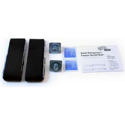 QuakeHold!™ Strut Straps With Side Release Buckle, RWSS2X48B1, Black