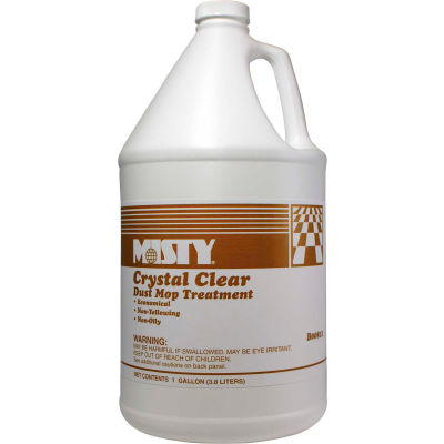 Misty® Crystal Clear Dust Mop Treatment, Gallon Bottle, 4 Bottles ...