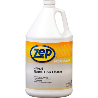Zep® Z-Tread Neutral Floor Cleaner, Gallon Bottle, 4 Bottles - 1041452
