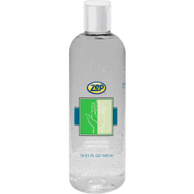 ZEP Alcohol Gel Instant Hand Sanitizer 500ml Bottle, 12 Bottles/Case - 87801