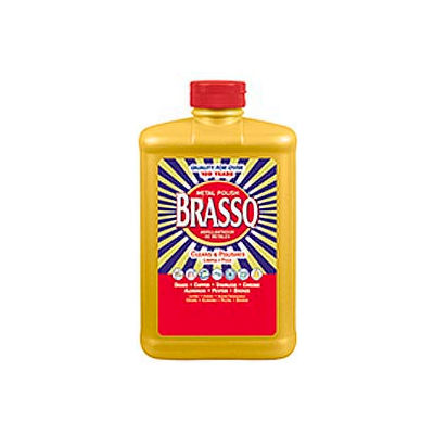BRASSO Metal Surface Polish, 8 oz. Bottle, 8 Bottles - 89334
