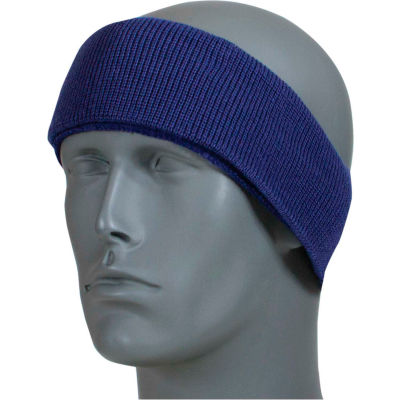 navy knitted headband