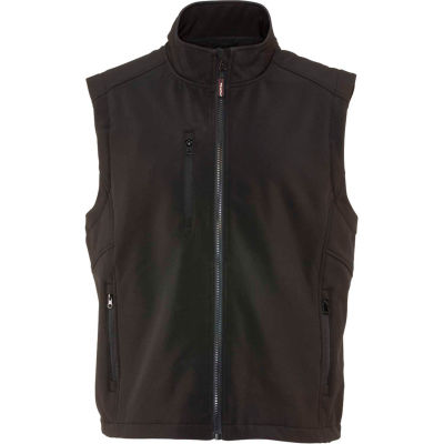 RefrigiWear Softshell Vest, Black, 20°F Comfort Rating, 2XL