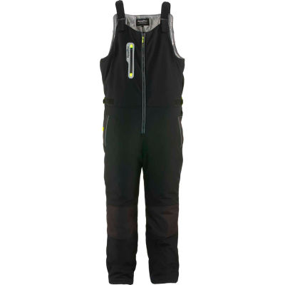 RefrigiWear Extreme Softshell High Bib, Black, -60°F Comfort Rating, XL