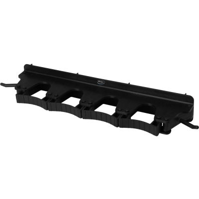 Vikan 10189 Wall Bracket for 4-6 Tools, Black