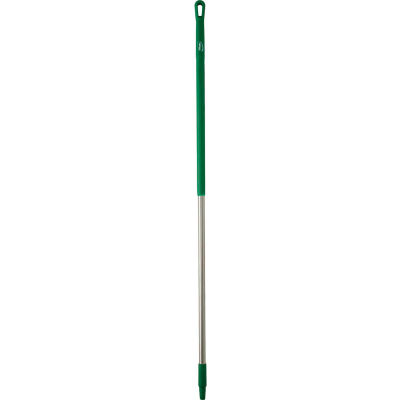 Vikan 29392 59" Stainless Steel Handle, Green