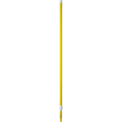 Vikan 29756 62"- 113" Telescopic Aluminum Handle, Yellow