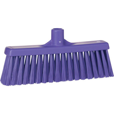 Vikan 31668 12" Upright Broom- Medium, Purple