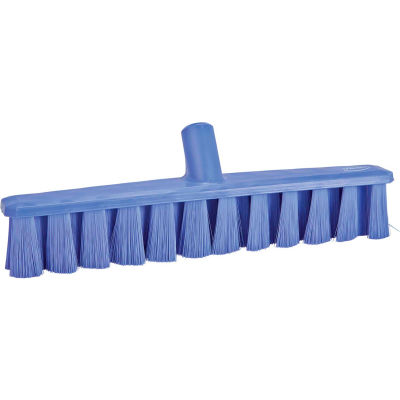 Vikan 31718 16" UST Push Broom- Soft, Purple
