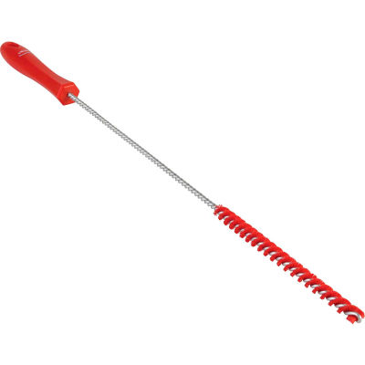 Vikan 53754 0.4" Tube Brush- Stiff, Red