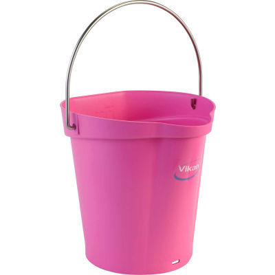 Vikan 56881 1.5 Gallon Bucket, Pink