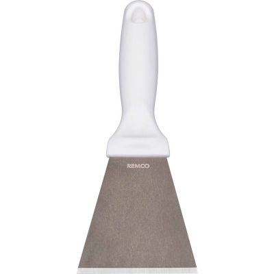 Remco 69725 3" Stainless Steel Scraper, White