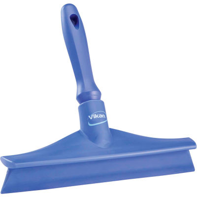 Vikan 71258 10" Single Blade Ultra Hygiene Bench Squeegee- Purple