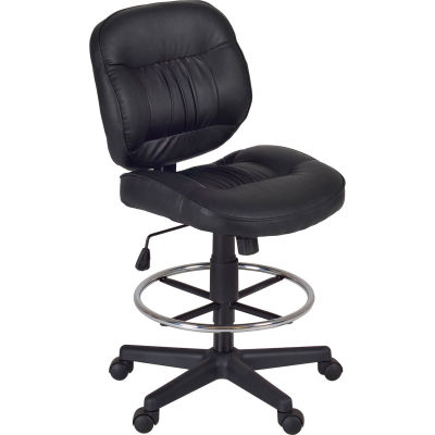 Regency Vinyl Task Stool - Black - Cirrus Series