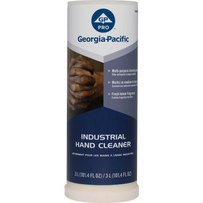 Georgia-Pacific Professional Series Lemon Fragrance 3L Industrial Hand Cleaner, 4/Case - 44626