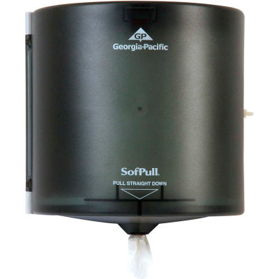 Sofpull® Centerpull High-Capacity Paper Towel Dispenser, Translucent Smoke, 1 Dispenser