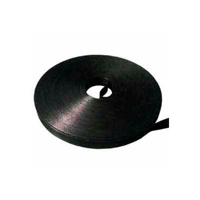 Rip-Tie, 5/8" x 75' WrapStrap Plus, Q-75-LRL-BK, Black, 1 Roll