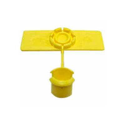 Rip-Tie, 5/8" x 2.5" Unitag Labels, U-25-010-Y, Yellow, 10 Pack