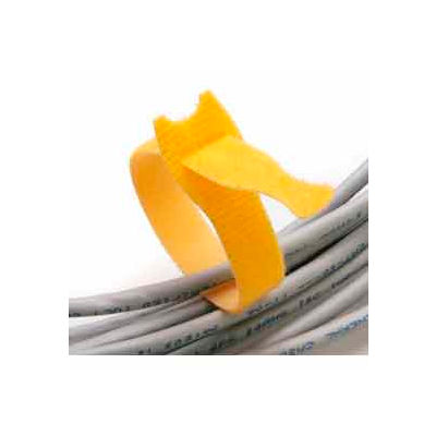 Rip-Tie, 1/2" x 8" Lite, Y-08-IPL-O, Orange, 1 Roll of 10