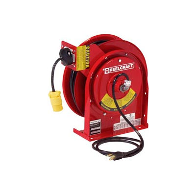Reelcraft L 4545 123 3 12 AWG / 3 Cond x 45ft, 15 AMP, Single Outlet, with Cord, 27 lbs