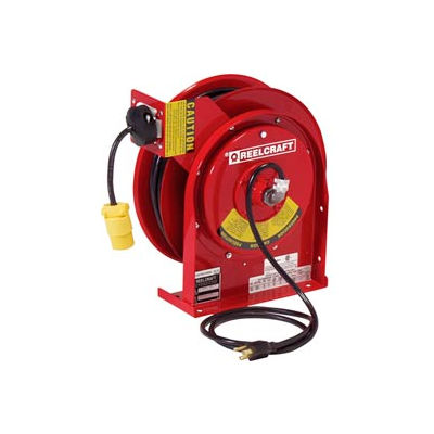Reelcraft L 4545 123 3A 12 AWG/3 Cond x 45ft, 20A, Single Outlet, w Cord, 27lb