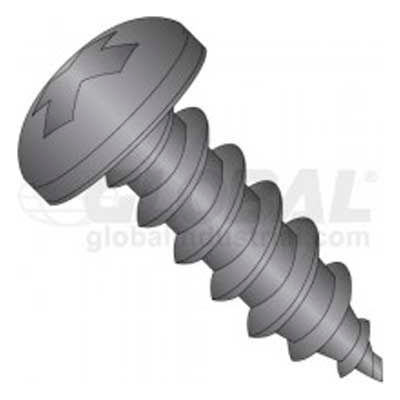 4 X 5/8 Phillips Pan Head Tapping Screw, Package Of 100