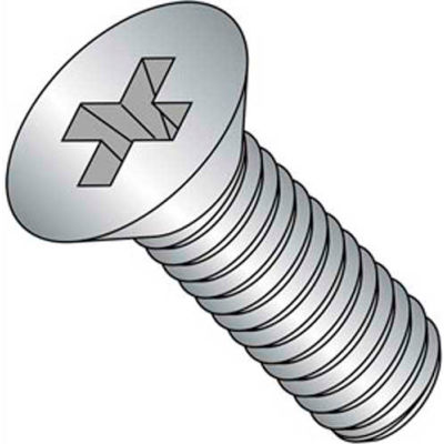 6-32 X 3/8" Phillips Flat Head Machine Screw - 18-8 Stainless Pkg Of 100