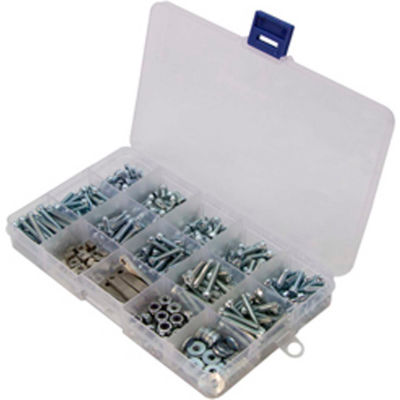Phillips Pan Head Machine Screws W/Nuts, 18-8 Stainless Steel, Sm. Drawer Asst, 30 Items, 1350 Pcs