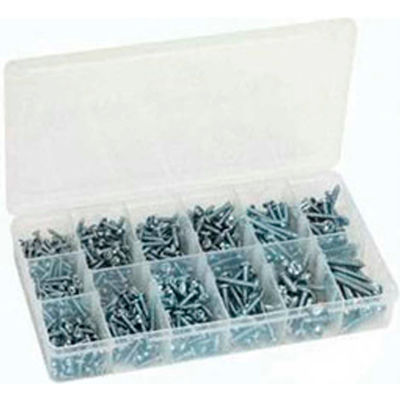 Phillips Pan Head Sheet Metal Screws, 18-8 Stainless Steel, Large Drawer Asst, 24 Items, 803 Pieces