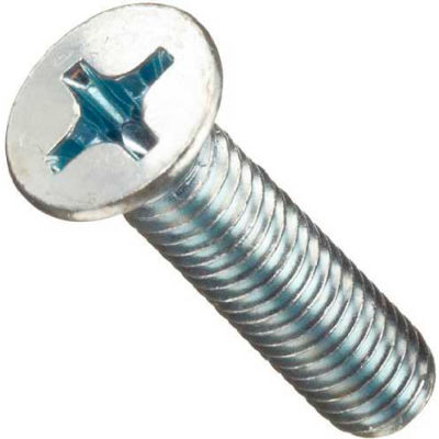 Slotted Flat Head Machine Screws W/Nuts, Zinc Plated Steel, Refill For FK51550