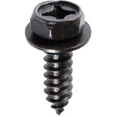 Phillips Flat Washer Head Tapping Screws, Black Oxide, Refill For FK58900