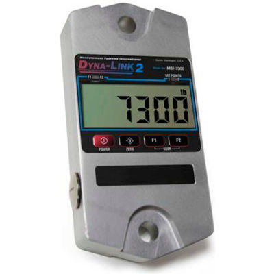 MSI MSI-7300-25000 Dyna-Link 2 Digital Crane Dynamometer, 25,000 lb x 10 lb